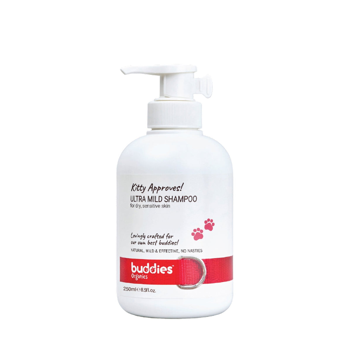Kitty Approved! Ultra Mild Shampoo For Dry, Sensitive Skin 250ML - Buddies Organics